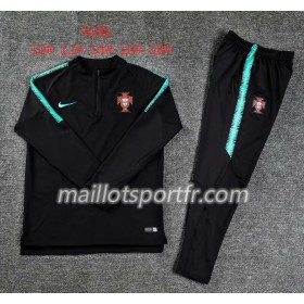 Portugal Enfant Ensemble Sweat d'entrainement Noir 2018/19